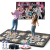 Haphom Tik-Tok Dance Mat Game For Tv, Christmas Colors Wireless Plug And Play Wrinkle-Free & Non-Slip Electronic Dance Mats, Exercise Dance Pad With Camera For Kids And Adults, Boys & Girls Gifts Toy