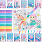 Ben Louis 24 Mermaid Mini Coloring Books With 24 Stacking Crayons Little Mermaid Theme Party Favors Activity Books In Bulk For K
