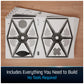 4D Build, Star Wars Imperial Tie Fighter 3D Model Kit 120 Pcs, Star Wars Toys, Desk D  Cor, Star Wars Collectible, 3D Puzzles Fo