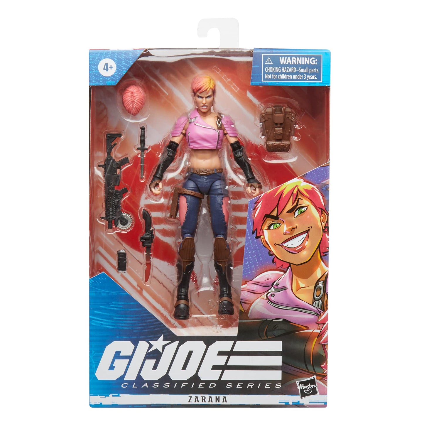 G.I. Joe Classified Series Zarana Action Figure 48 Collectible Premium Toys With Multiple Accessories 6-Inch-Scale With Custom Package Art
