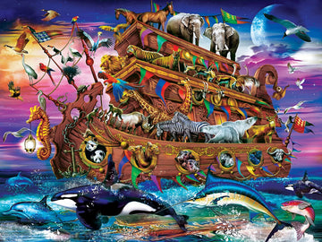 Masterpieces 300 Piece EZ Grip Jigsaw Puzzle - Noah's Arc - 18x24