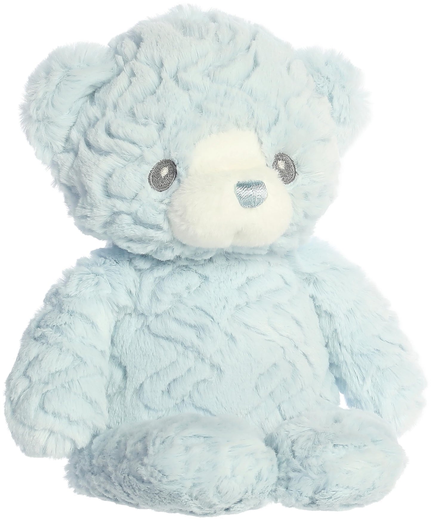 Aurora® Snuggly Huggy Bear™ Baby Stuffed Animal - Comforting Companion - Imaginative Play - Blue 13 Inches