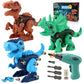 Kids Toys Stem Dinosaur Toy: Take Apart Dinosaur Toys for kids 3-5| Learning Educational Building construction Sets with Electri