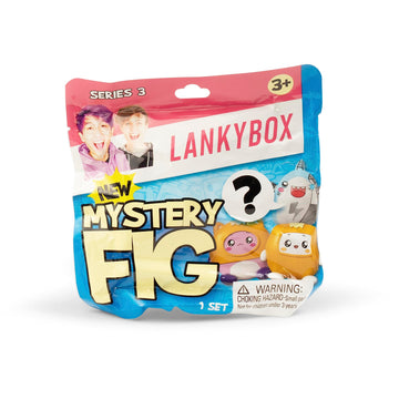 Lankybox Mini Mystery Figures - Party Pack 24-Pack – Series 3, Collectible Mini Figures, Glow-In-The Dark Editions, Officially Licensed Merch