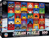 MasterPieces 100 Piece Sports Puzzle for Kids - NHL Mascots 100pc Puzzle - 14x19