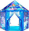 Mnagant Frozen Princess Play Tent Kids Toys for Girls Ice Castle Kids Tent Indoor and Outdoor  Large Imaginative Playhouse 51 X 40 with Carrying Bag for 3-12 Years Old Girls Gift