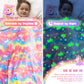 Unicorns Gifts For Girls Kids Toys 3 4 5 6 7 8 9 10 Years Old With Lcd Writing Tablet/Glowing Blanket/Unicorn Bracelet/Eye Mask/