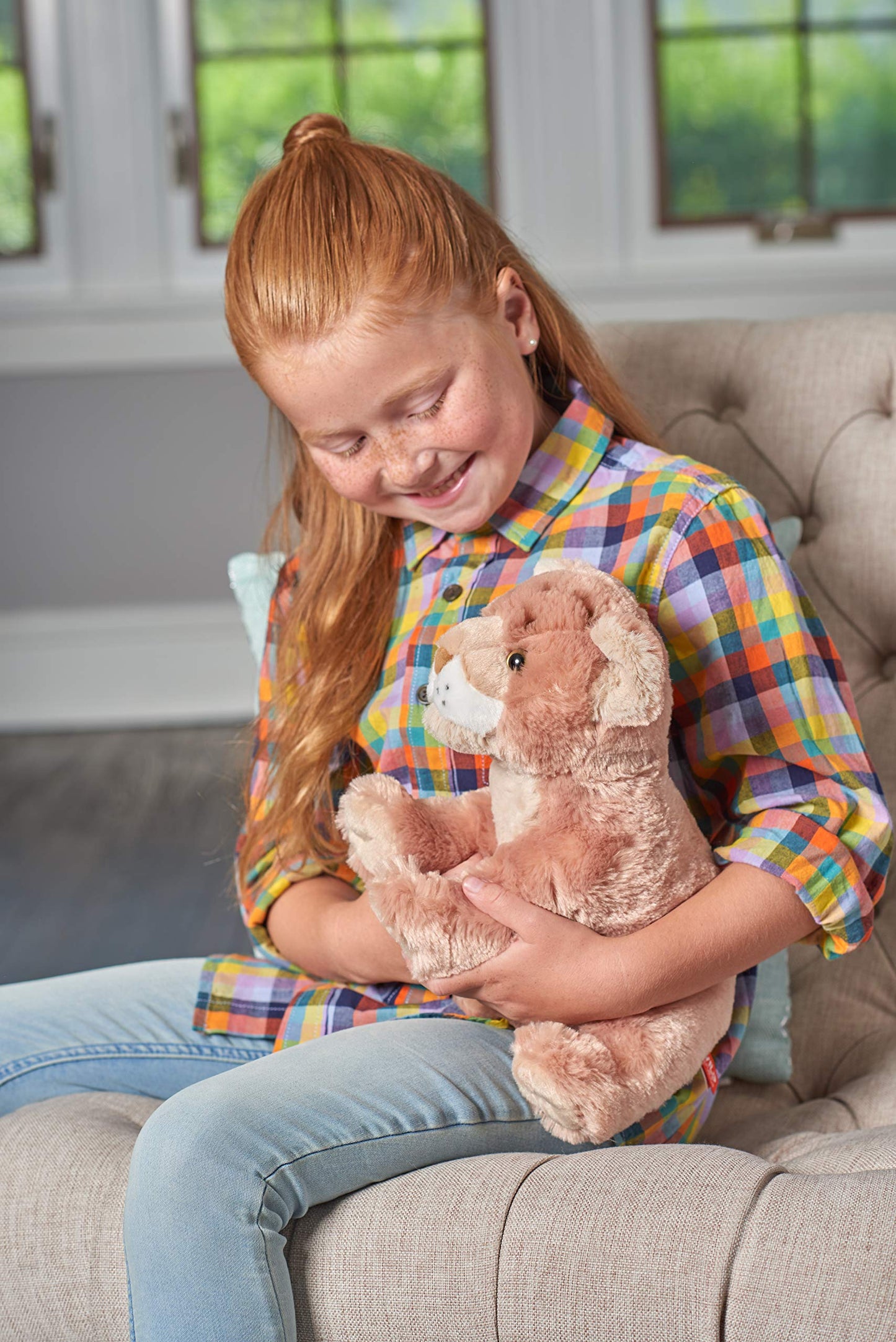 Wild Republic Lion Baby Plush, Stuffed Animal, Plush Toy, Gifts For Kids, Cuddlekins 12 Inches, Multi