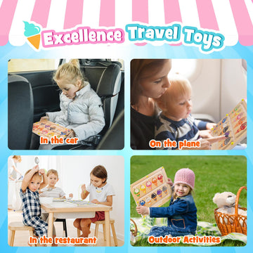 Magnetic Color And Number Maze, Educational Montessori Toys For 2 3 4 5 Year Old Boys Girls Baby, Educational Magnetic Color Recognition & Counting Number, Gifts For Baby Toddlers Kids