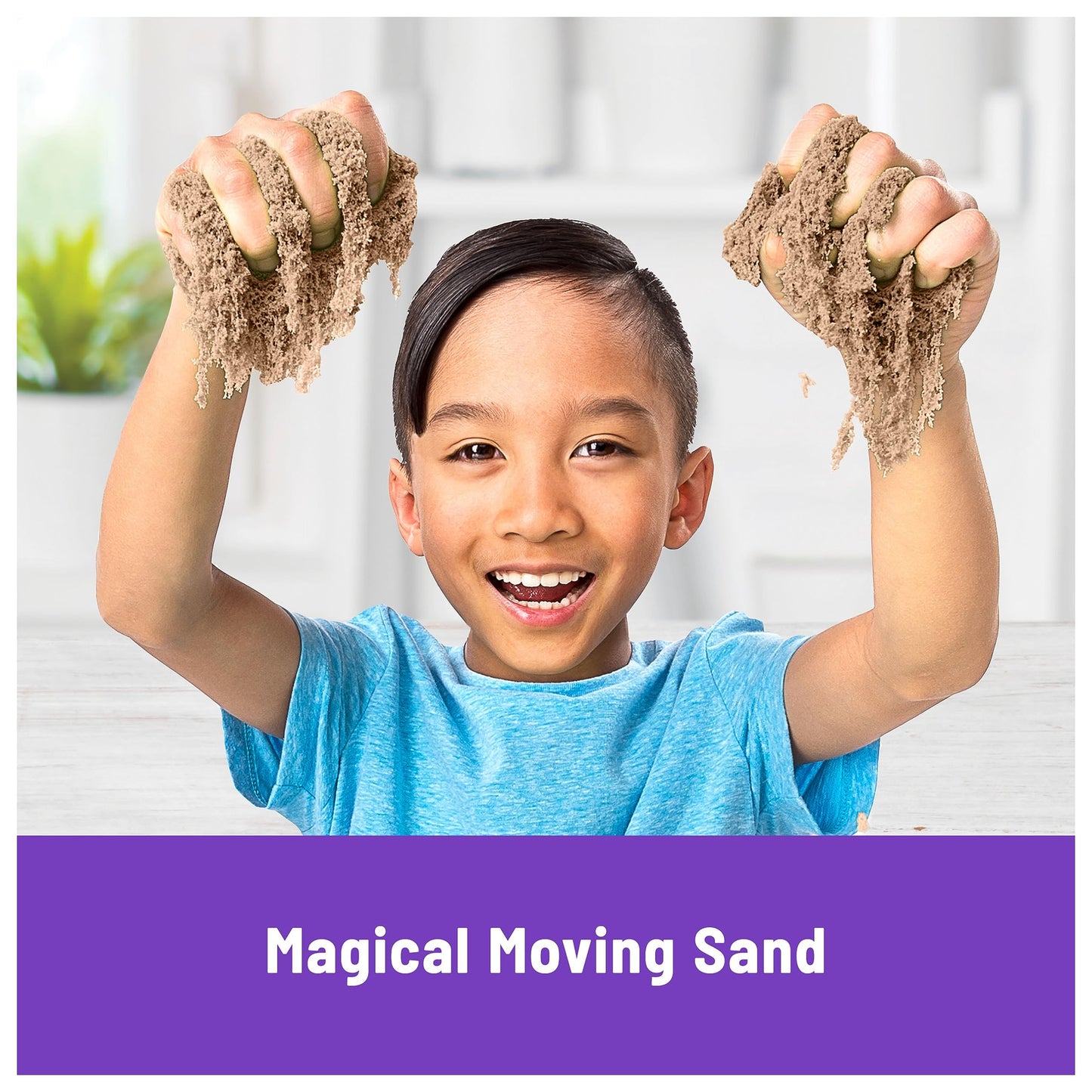 Kinetic Sand 11lb Natural Brown Play Sand for Arts and Crafts, Sandbox - Sensory Toy for Kids Ages 3+ (Model 6060996)