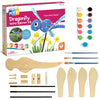 MindWare Make Your Own Dragonfly Wind Spinner Wood Craft Kit - Build & Decorate for Ages 8 & Up