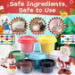 PLAY Christmas Color Dough Sets for Kids Ages 4-8, DIY Sensory Dough Kit Toys Christmas Tree Crafts for Kids, Safe & Non-Toxic T