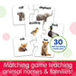 The Learning Journey Match It! Animal Families Puzzle - Educational Cardboard Game for Kids, Medium Size, Model 117408