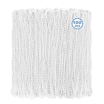 100 PCS White Mardi Gras Beads Bulk, 33'' Mardi Gras Beads Necklaces, Round Beaded Accessories Set Parade Throw Beads Accessorie