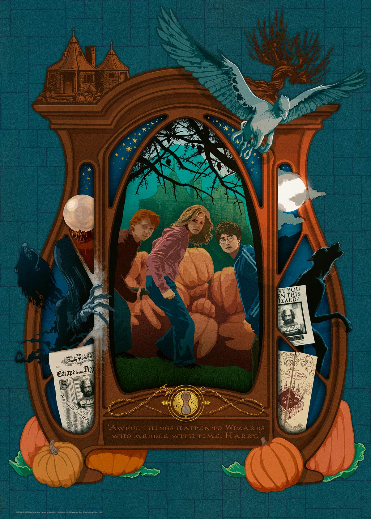 Ravensburger 1000 Piece Harry Potter Jigsaw Puzzle - Unique Softclick Technology, 27 x 20 inches, Multicolor, Model 16517