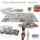 Jigsaw Puzzles 1000 Pieces For Adults - London Illustrated Theme 1000 Piece Puzzle - Adults And Kids Jigsaw Puzzle London Includ