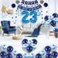 Naninuneno 23Rd Blue Birthday Party Decorations For Boy Girl Men Women, Happy 23 Birthday Balloons Supplies With Happy Birthday