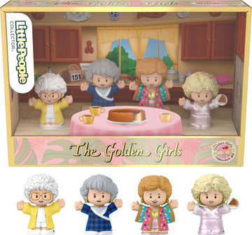 Little People Collector The Golden Girls Late Night Cheesecake 40Th Anniversary Figure Set In A Display Gift Box For Adults & Fa