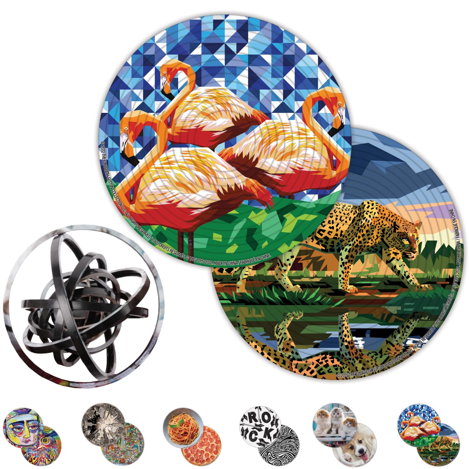 Spin Flip Puzzle - Elizabeth Sutton - Spin it  Flip it  Solve it! for Those who Love Brain teasers! mature-themed Fidget Toy. Great Gift for Mom  Dad  Teens  Men and Women