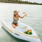 Funboy Giant Inflatable Yacht Speed Boat Pool Float, Two Cupholders, Luxury Float For Summer Pool Parties And Entertainment, Bundle Pack Of 2