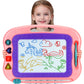 Wellchild Magnetic Drawing Board - Large Plastic Doodle Pad for Kids, A-purple, Ideal Toddler Toy for 3-Year-Olds, Perfect Gift for Any Occasion
