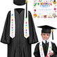 QZYL Preschool Graduation Cap and Gown Set, Unisex Kindergarten Graduation Outfit with Stole 2025 Tassel and Certificate