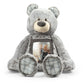 Demdaco Here To Hug 12 Inch Grey And Brown Polyester Remembrance Plush Stuffed Animal