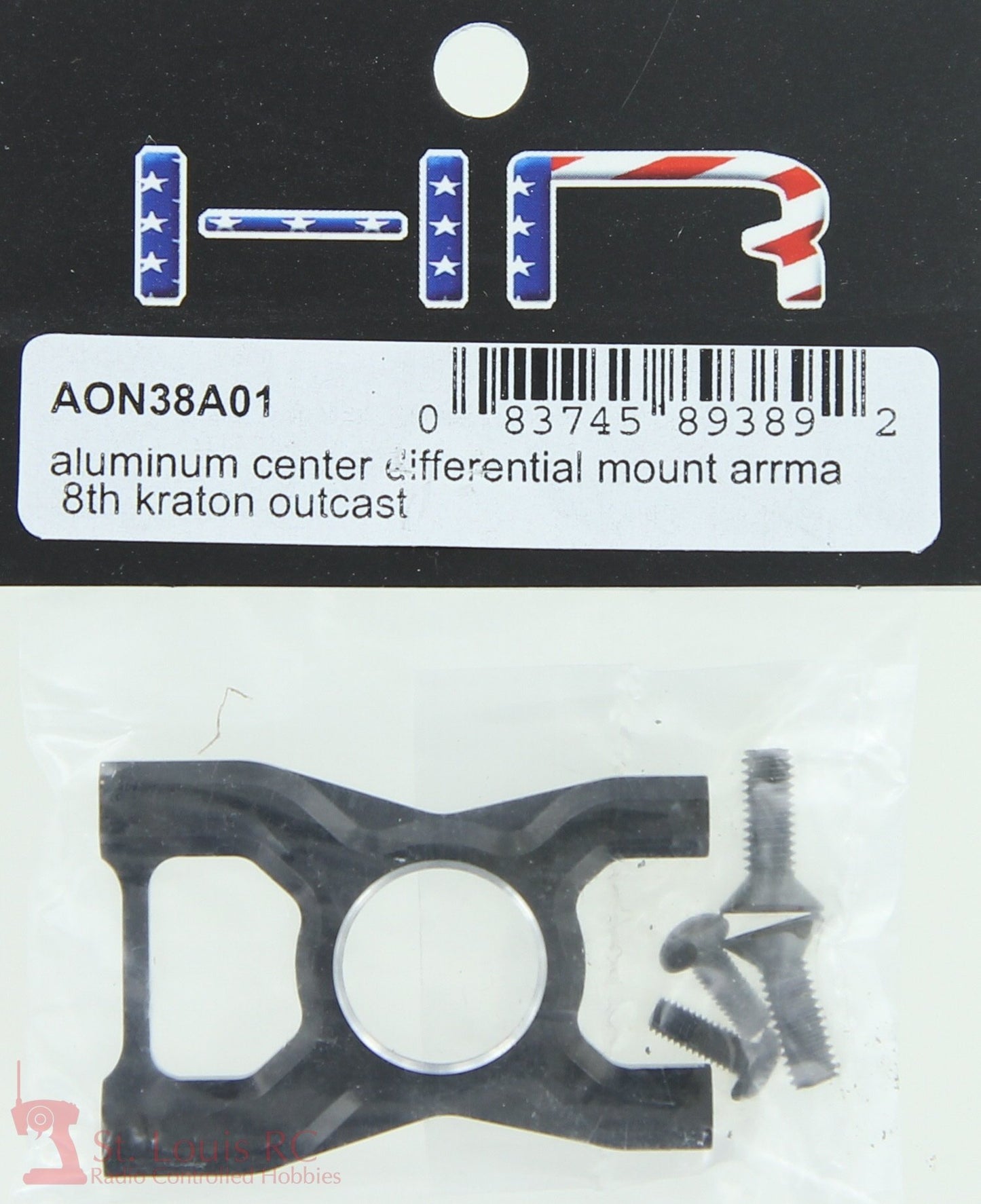 Hot Racing AON38A01 Aluminum Center Differential Mount Arrma Kraton Outcast