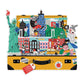Galison The City That Never Sleeps 750 Piece Shaped Puzzle - New York City Themed Shaped Jigsaw Puzzle For Adults, Thick And Stu