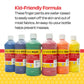 School Smart Washable Finger Paints, Assorted Glitter Colors, Pint Set of 6