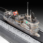 Revell RV05167 Kit 1:144-German Submarine Type IX C/40 (U190), Unpainted