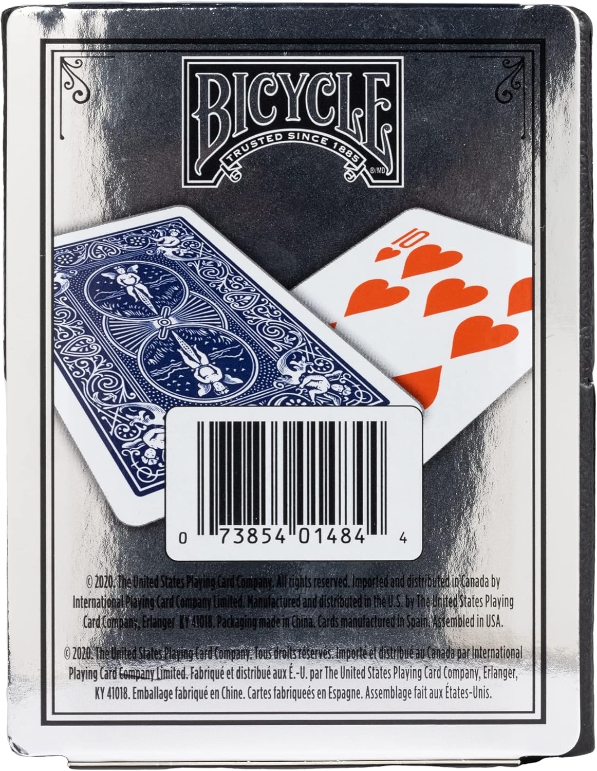 Bicycle Prestige Waterproof Plastic Playing Cards, Red And Blue 2 Pack