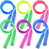 Elcoho 6 Pack Colorful Kids Jump Rope Set Adjustable Plastic Kids Jump Rope Great Party Favor Skipping Rope Outdoor Jump Ropes Great Party Favor