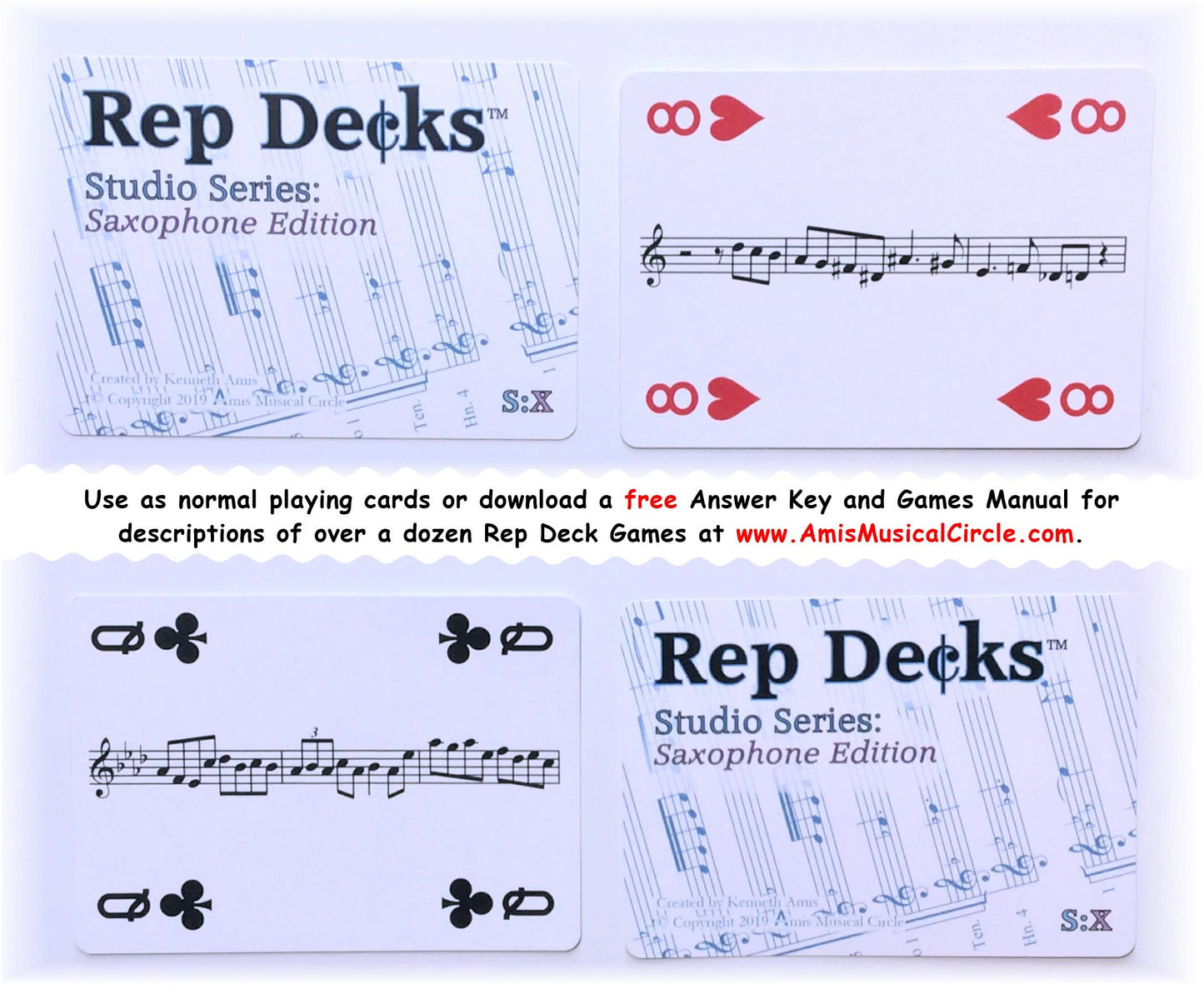 Rep Decks - Studio Series: Saxophone Edition