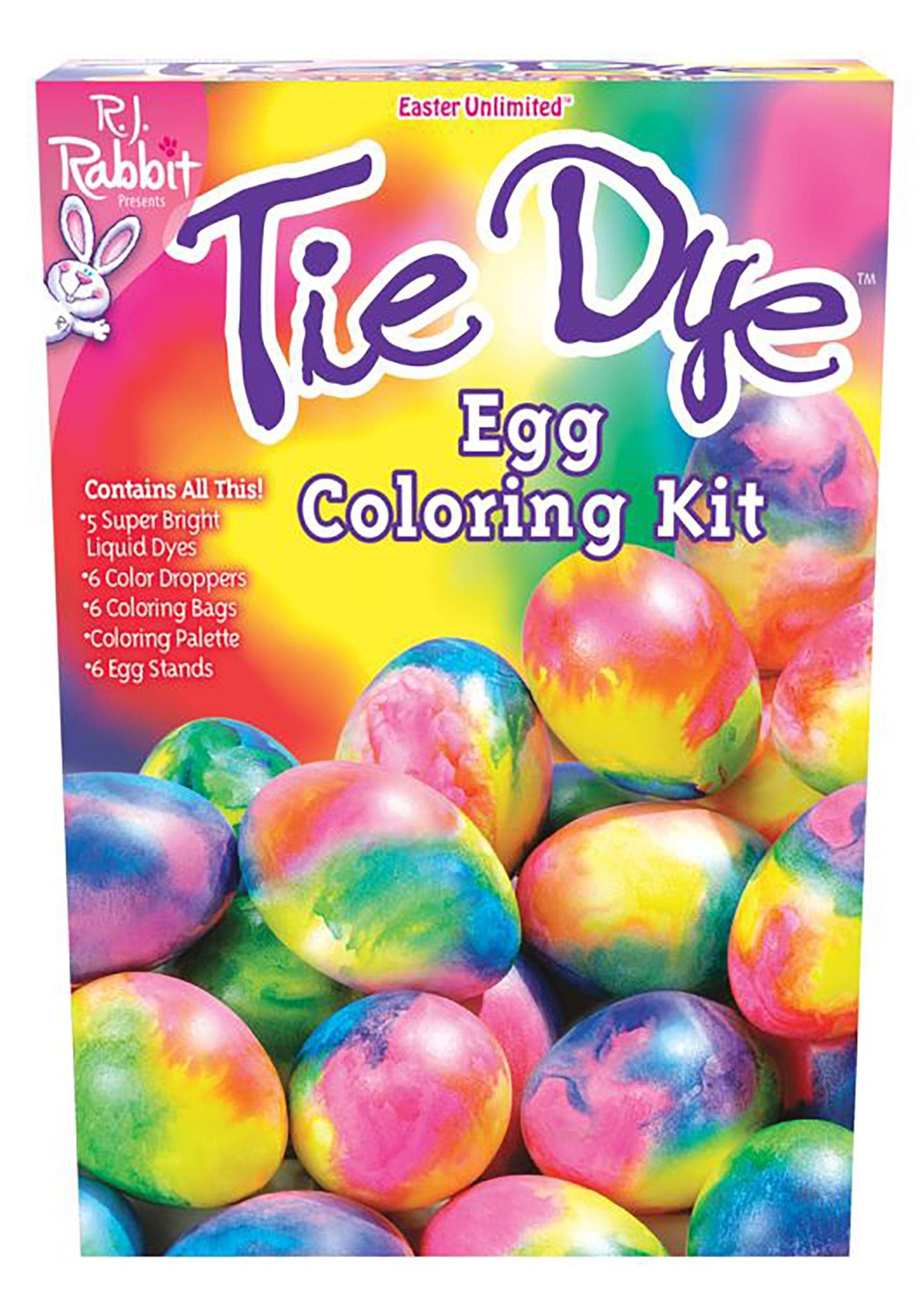 Tie Dye Egg Coloring Kit
