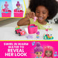 Mega Barbie Color Reveal Building Toy Car Playset, Convertible Road Trip With 66 Pieces, 10 Surprises, Accessories, Kids Age 4+ Years
