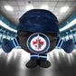 Bleacher Creatures Winnipeg Jets 8'' Nhl Kuricha Hockey Puck Sitting Plush - Soft Chibi Inspired Plush