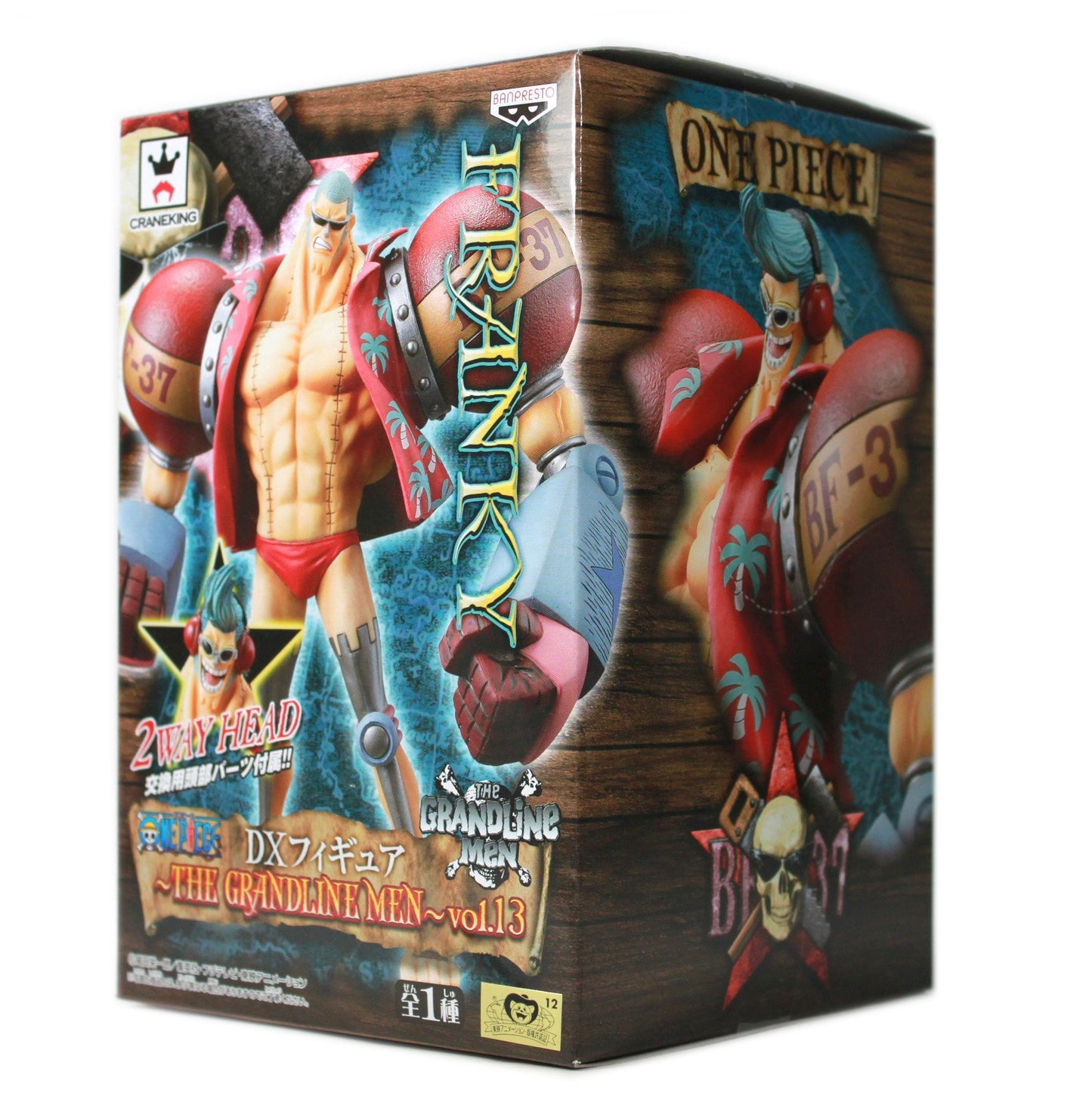Banpresto One Piece 48073 Grandline Men: Franky Dx Figure, Volume #13
