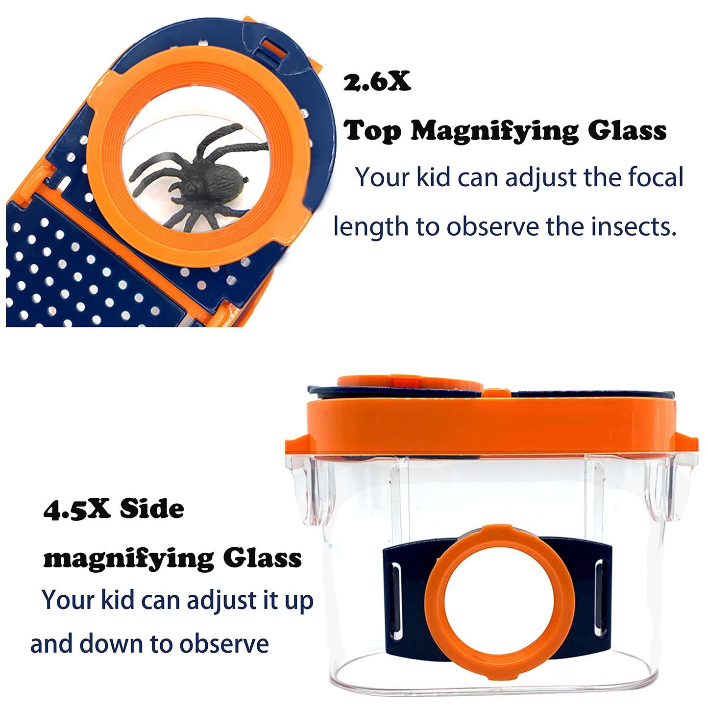 Jtcjozz Bug Catcher Kit, Bug Collection Kit, Outdoor Nature Explorer Kit With Tweezers, Stickers, Science Educational Kit, Bug O