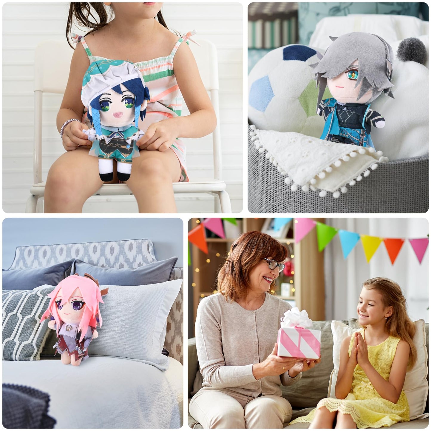 Genshin Impact Character Plush Doll, Plushie Stuffed Doll, Costume Plushy Props For Genshin Fans (Yaemiko)