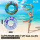 2 Pack Inner Tubes for Floating  Pool Floats mature-themed  Big Floaties for Kids and Teens  Pool Tubes Heavy Duty  Dinosaur and Mermaid Round Pool Floats  Beach Swim Ring and Summer Pool Party Toys