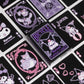 Bicycle Playing Cards - Kuromi Sanrio Design, Cardstock, Black, Pink, Purple, Model 10047734, 1 Deck