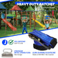 Dollate Ninja Warrior Obstacle Course For Kids - 55Ft, Outdoor Obstacle Course 13 Accessories, Swings, Monkey Bars, Arm Trainers