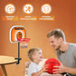 NZQXJXZ Indoor Basketball Hoop Tabletop Basketball Hoop Indoor with Clips Mini Desktop Basketball.Hoop Set with Two Balls Mini Hoops for Desk Table Bedroom Basketball Toys for Kids and mature-themed