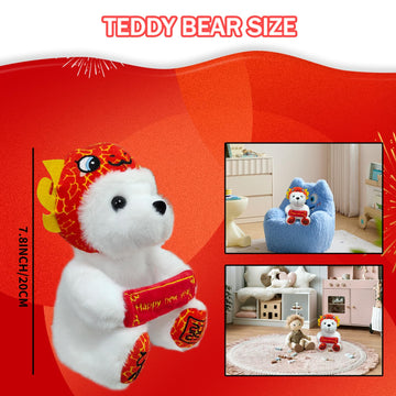 Ziyutam Chinese New Year Snake Plush Lunar New Year Teddy Bears Plush Stuffed Animal Year Of The Snake 2025 Spring Festival Masc