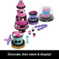 Monster High Scary Sweet Birthday Cake Kit with Clawdeen Wolf Doll, Cake Decorating Playset with 20+ Accessories Like Eerie Icin