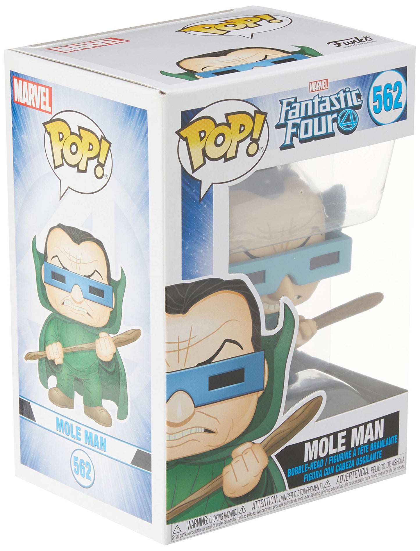 Funko Pop! Marvel: Fantastic Four - Mole Man, Multicolor