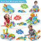 Moontoy Stem Toys For 3 4 5 6 7 8+ Year Old Boy Easter Gifts Easter Basket Stuffers, Toddler 3-5 Block Stem Kits Building Toys For Kids Ages 4-8 5-7 6-8 4-6 8-12 Erector Set Creative Activities 118Pcs
