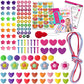 Friendship Bracelet Making Kit toys ,ages for 8 9 10 11 12 Year Old Girls, Kids Travel Activity Set,diy kit,Arts and Crafts Brac
