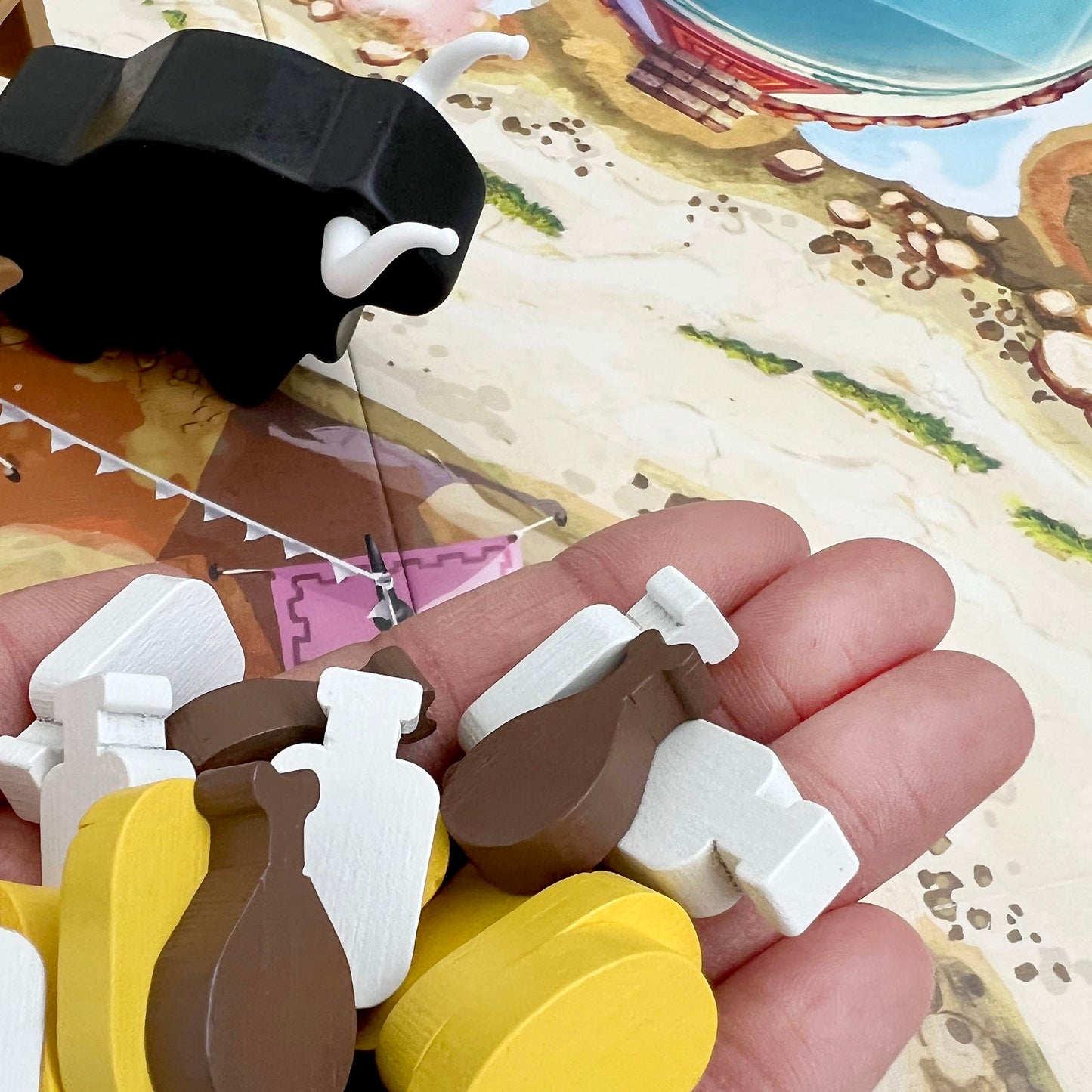 Yak Board Game | Strategy Resource Management Construction Fun Family For Adults And Kids Ages 8+ 2-4 Players Average Playtime 4
